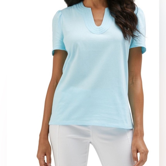 Rafaella Short Sleeve Top Size XXL NWT - Picture 1 of 8